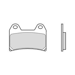 Τακακια Φρενων Road/Sport Sintered Μεταλλικα 07Bb19Sr | Brembo
