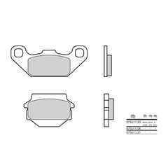 Τακακια Φρενων Off Road Sintered Μεταλλικα 07Su11Sd | Brembo