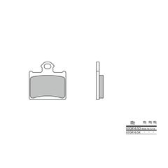Τακακια Φρενων Off Road Sintered Μεταλλικα 07Gr16Sd | Brembo