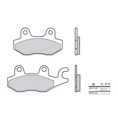 Τακακια Φρενων Scooter Carbon Κεραμεικα 07071Cc | Brembo