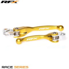 Σετ Μανετες Σπαστες Race Series Kawasaki Kx125/250 00-08, Suzuki Rmz250/450 07-16 Κιτρινο | Rfx