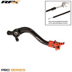 Πενταλ Φρενου Πισω / Ποδοφρενο Pro Ft Ktm Sx125, Sx-F250/450 16 Μαυρο/Πορτοκαλι | Rfx