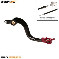 Πενταλ Φρενου Πισω / Ποδοφρενο Pro Ft Honda Cr250 02-07 Μαυρο/Κοκκινο | Rfx