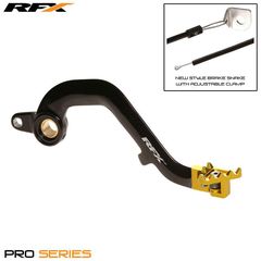 Πενταλ Φρενου Πισω / Ποδοφρενο Pro Ft Suzuki Rm250 01-08 Μαυρο/Κιτρινο | Rfx