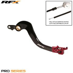 Πενταλ Φρενου Πισω / Ποδοφρενο Pro Ft Honda Crf250X 04-19 Μαυρο/Κοκκινο | Rfx