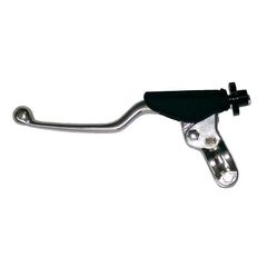Long Clutch Lever + Perch Polished/Black Universal