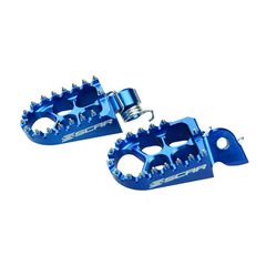 Scar Evo Foot Pegs Blue
