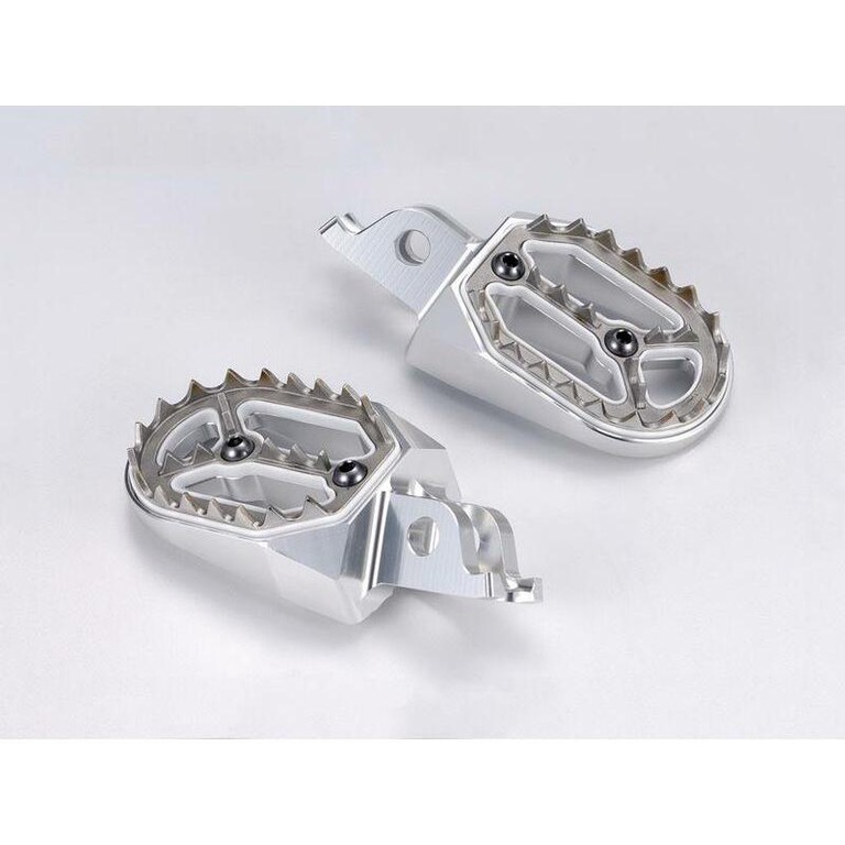 Evolution Footpegs Silver Kawasaki Kx250F/450F