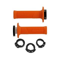 Χειρολαβες Ζευγος Mx (D100) D-Lock Πορτοκαλι Lock On Grips D10046C4500A9-0 | Domino