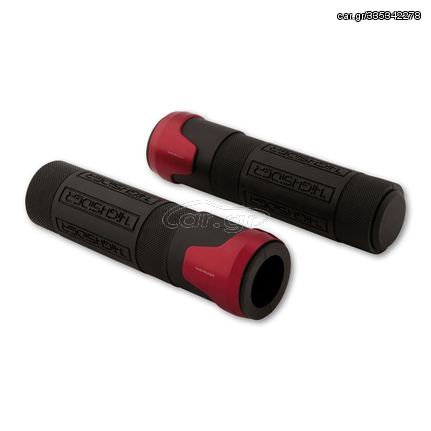 Highsider Akron Handlebar Grip Rubber, 7/8" (22.2 Mm), 132 Mm, Red