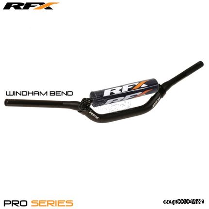 Τιμονι Fatbar Pro Series F8 Με Μπαρακι 28.6Mm Μαυρο Windham | Rfx