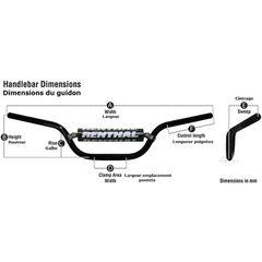 Τιμονι Fatbar 609 Rc High Μαυρο | Renthal