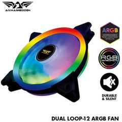 ARMAGGEDDON PC COOLING FAN ARGB TX DUAL LOOP-12 TXDL12