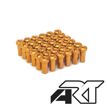 Σετ Καψουλια Ακτινων Τροχου Haan 36Τεμ Χρυσο | Art