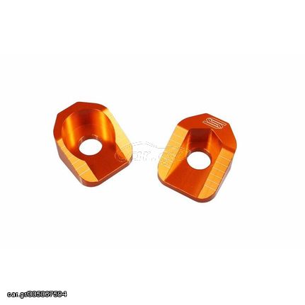 Scar Axle Blocks Orange Ktm Sx65