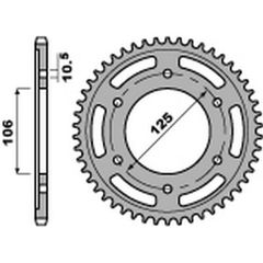Γραναζι Πισω Ατσαλινο 4529 - 525 | Pbr