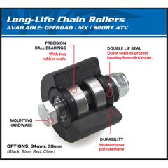 Ραουλο Καδενας Αλυσιδας Πανω/Κατω Kawasaki, Yamaha 34-24Mm 79-5009 | All Balls