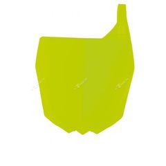 Racetech Front Number Plate Neon Yellow Yamaha Yz125/250/250F/450F