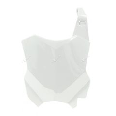 Racetech Front Number Plate White Kawasaki Kx-F450