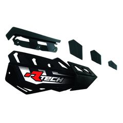 Racetech Flx Handguards Replacement Covers Black For 789678