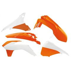 Racetech Plastic Kit Oem Color (15-16) Orange/White Ktm