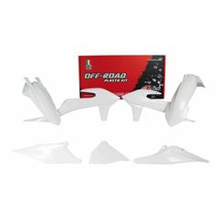 Racetech Plastic Kit White Ktm Exc