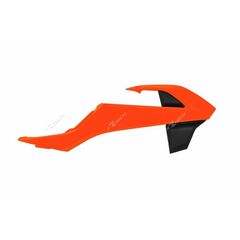 Racetech Radiator Covers Oem Color (2016) Orange/Black Ktm