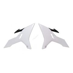 Racetech Revolution Radiator Covers White Yamaha Yz125/250