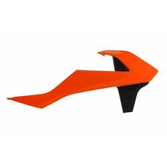 Racetech Radiator Covers Orange/Black Ktm Sx85