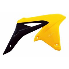 Racetech Radiator Covers Oem Color (2016) Yellow/Black Suzuki Rm-Z250