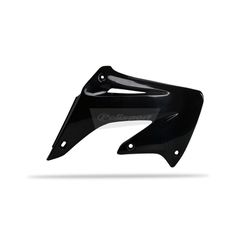 Πλαινα Καπακια Ψυγειου Νερου Honda Cr125/250 02-07 Μαυρο (2Τεμ) | Polisport