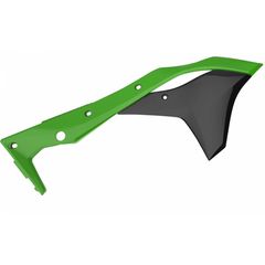 Πλαινα Καπακια Ψυγειου Νερου Kawasaki Kxf250 17-20 Πρασινο/Μαυρο (2Τεμ) | Polisport