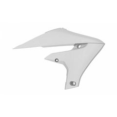 Πλαινα Καπακια Ψυγειου Νερου Yamaha Yzf 250 19-23, Yzf450 18-22, Wrf250 20-24, Wrf450 19-24 Ασπρο | Polisport