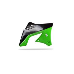 Πλαινα Καπακια Ψυγειου Νερου Kawasaki Kxf250 09-12 Πρασινο/Μαυρο (2Τεμ) | Polisport