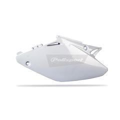 Πλαινα Καπακια Σελας Honda Cr125/250 02-07 Ασπρο (2Τεμ) | Polisport