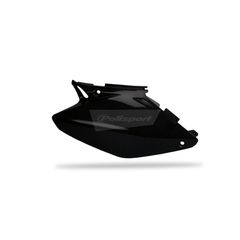 Πλαινα Καπακια Σελας Honda Cr125/250 02-07 Μαυρο (2Τεμ) | Polisport