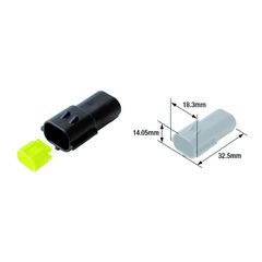 Tourmax Electrical Male Coupler Waterproof Type 070 (Fra)