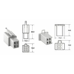 Σετ Συνδεσμοι 110 Ml Oe Type Ø0,5Mm²/0,85Mm² (5Σετ) | Tecnium
