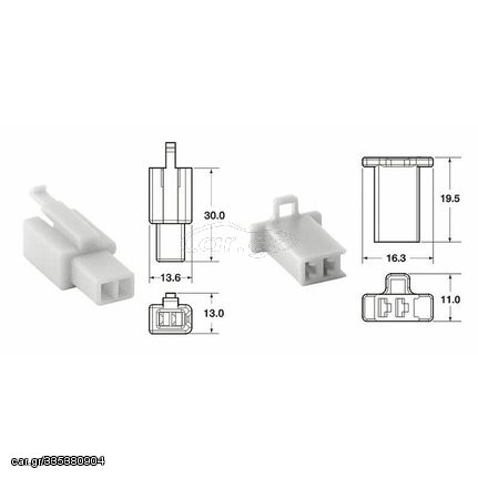 Σετ Συνδεσμοι 110 Ml Oe Type Ø0,5Mm²/0,85Mm² (5Σετ) | Tecnium