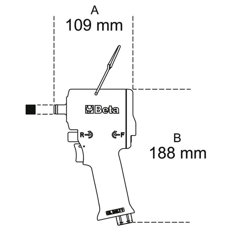 Δυναμοκλειδο 1/2'' 770Nm | Beta