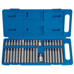 Draper Tx-Star®, Spline (Xzn), Chc Bits Set Plastic Case 40 Pieces
