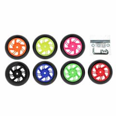 Home Track Paddock Stand Wheels 4 Pieces Yellow