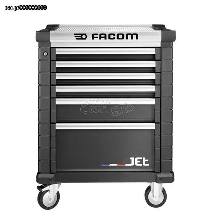 Facom Roller Cabinet Jet M3 / 6 Drawers Black
