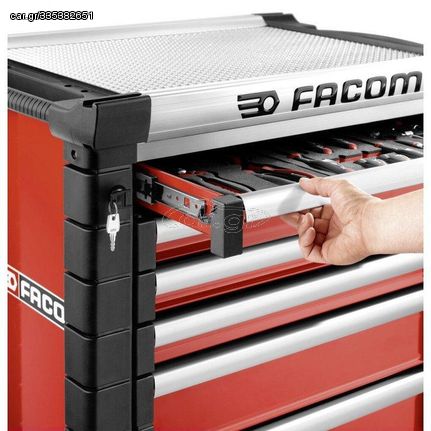 Facom Roller Cabinet Jet M3 / 6 Drawers Red