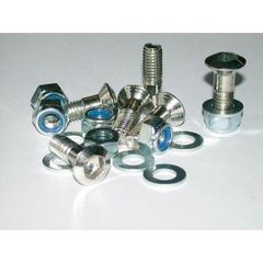 Sproket Bolts + Nuts + Washers Kit Countersunk Head M8X1,00X30Mm Silver