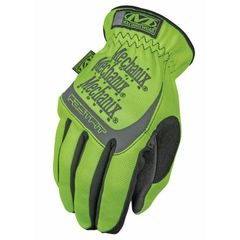 Mechanix Safety Fast Fit Neon Yellow Gloves Size L