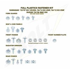Σετ Βιδες Πλαστικων Full Kit Kawasaki Kxf250/450 | Bolt