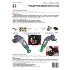 Access Design ''Wheel Fitted'' License Plate Holder Black Suzuki Gsx-S750