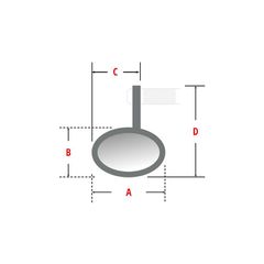 Highsider Montana Evo Bar End Mirror (1Pc)