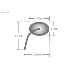 Highsider Victory Fairing Mirror (Pair)-thumb-3